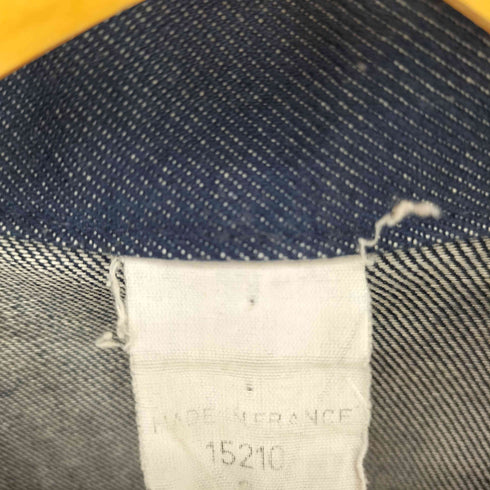 MADE IN FRANCE デニムジップブルゾン YKKジップ メンズ