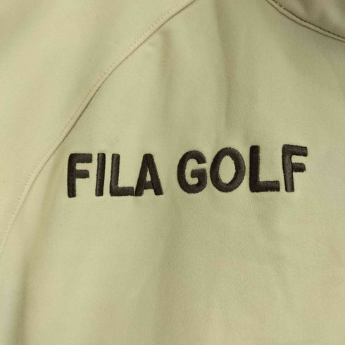 フィラ ゴルフ FILA GOLF エンブレム ナンバリング18 刺繍 ハーフジップ ゴルフウェア メンズ LL