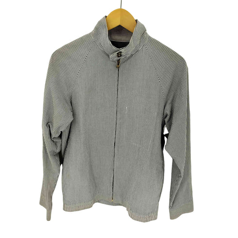 アーペーセー A.P.C. MADE IN LATVIA 00S シアサッカー ストライプ ハリントンジャケット メンズ import:S