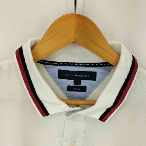 トミーヒルフィガー TOMMY HILFIGER ロゴ刺繍 鹿の子ポロシャツ メンズ JPN:L