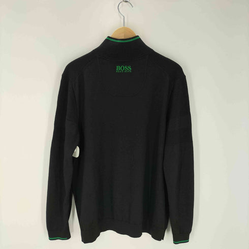 ボスヒューゴボス BOSS HUGO BOSS ロゴプリント ハーフジップニットセーター メンズ import:L