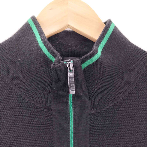 ボスヒューゴボス BOSS HUGO BOSS ロゴプリント ハーフジップニットセーター メンズ import:L