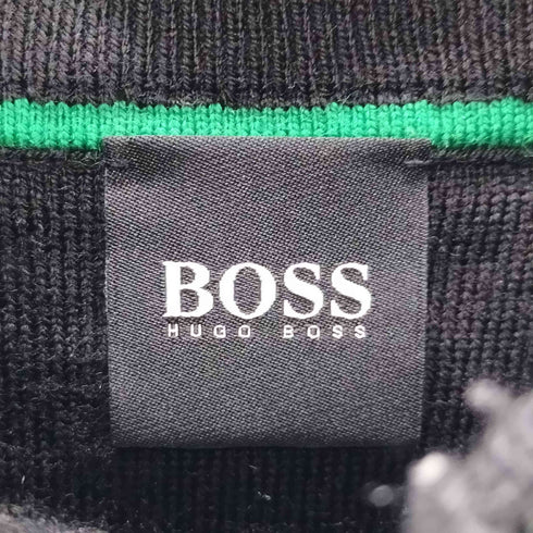 ボスヒューゴボス BOSS HUGO BOSS ロゴプリント ハーフジップニットセーター メンズ import:L