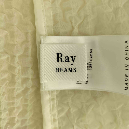 レイビームス Ray BEAMS 23aw Bigカラーレースアップブラウス レディース