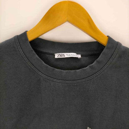 ザラ ZARA プリントロングスリーブTシャツ メンズ JPN:XL