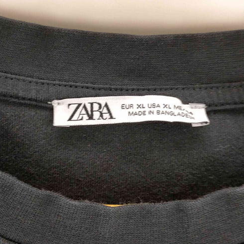 ザラ ZARA プリントロングスリーブTシャツ メンズ JPN:XL