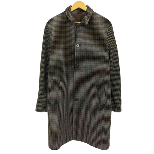 of ficine generale STEPHANRE 千鳥格子 ウールコート メンズ EUR:48