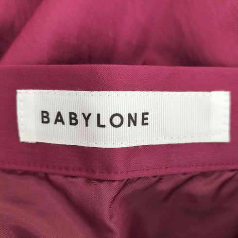 バビロン BABYLONE シアーサテンナロースカート レディース 36