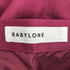バビロン BABYLONE シアーサテンナロースカート レディース 36