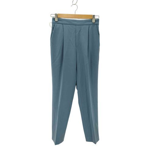 カリテ qualite ダブルクロスセンタープレスパンツ レディース 36