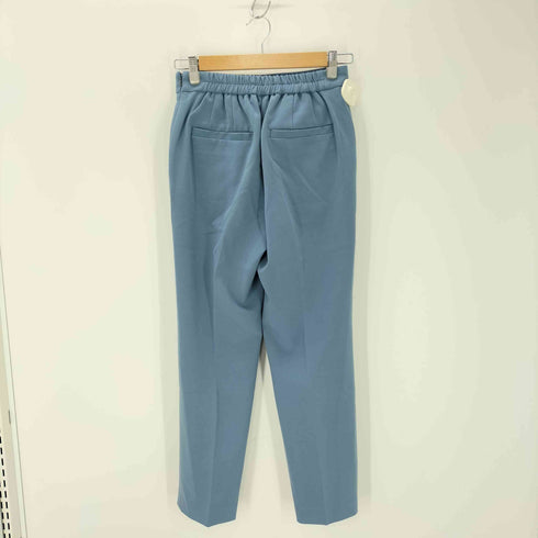 カリテ qualite ダブルクロスセンタープレスパンツ レディース 36