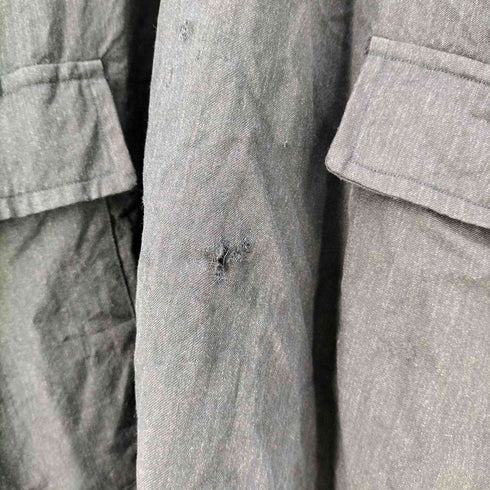 コムデギャルソンシャツ COMME des GARCONS SHIRT フランス製 袖切替 ポケット ロングシャツ メンズ JPN:L