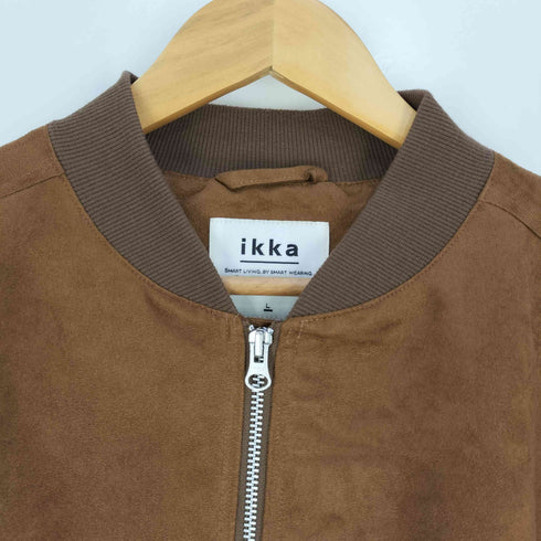 イッカ ikka スエード ブルゾンジャンパー メンズ JPN:L