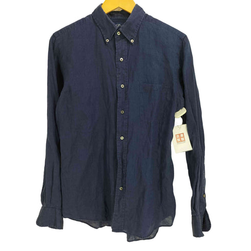 ジムフレックス GYMPHLEX GP FRENCH LINEN リネン100 ボタンダウンシャツ メンズ JPN:L