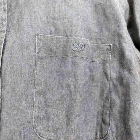 ジムフレックス GYMPHLEX GP FRENCH LINEN リネン100 ボタンダウンシャツ メンズ JPN:L