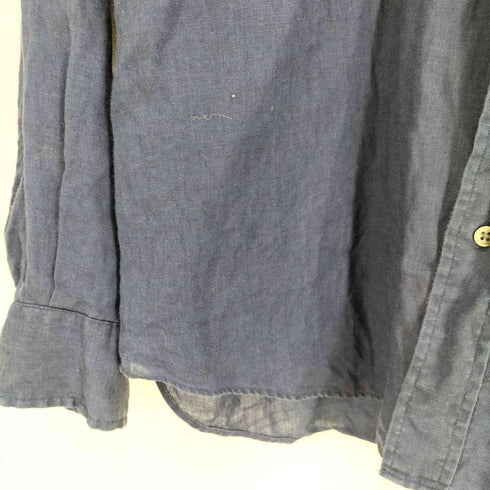 ジムフレックス GYMPHLEX GP FRENCH LINEN リネン100 ボタンダウンシャツ メンズ JPN:L