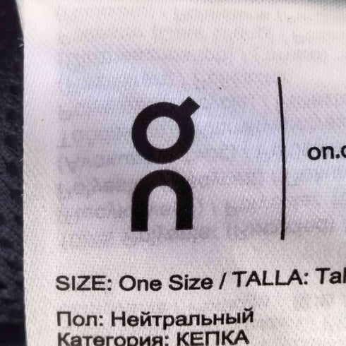 オン On 別注 裏地メッシュ ロゴプリント 6パネルキャップ メンズ ONE SIZE