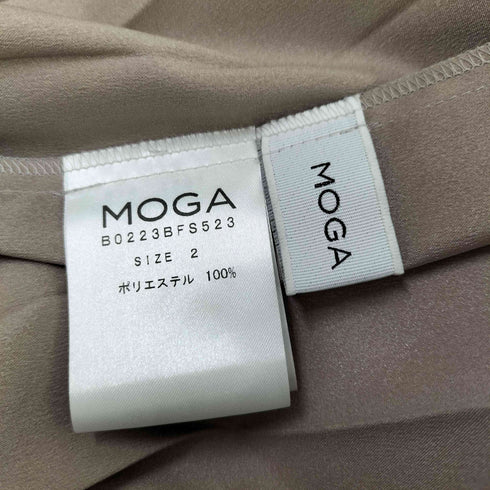 モガ MOGA シャイニーサテン プリーツスカート レディース JPN:2