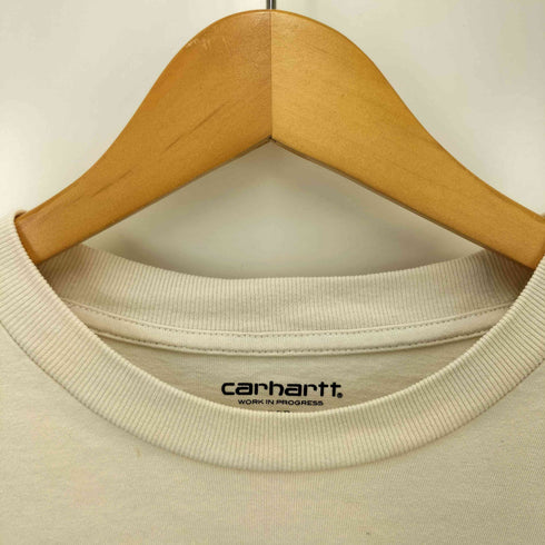 カーハートワークインプログレス Carhartt WIP ロゴ 刺繍 クルーネック L/S Tシャツ メンズ import:XS