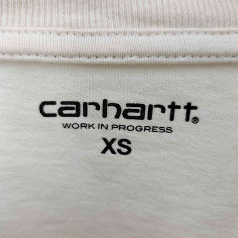 カーハートワークインプログレス Carhartt WIP ロゴ 刺繍 クルーネック L/S Tシャツ メンズ import:XS