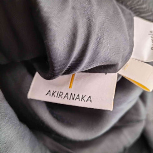 AKIRANAKA ドレープデザイン マオカラーシャツ ブラウス domestic レディース