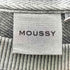 マウジー moussy 24AW RHINESTONE MOUSSY クロップド プルオーバー レディース FREE