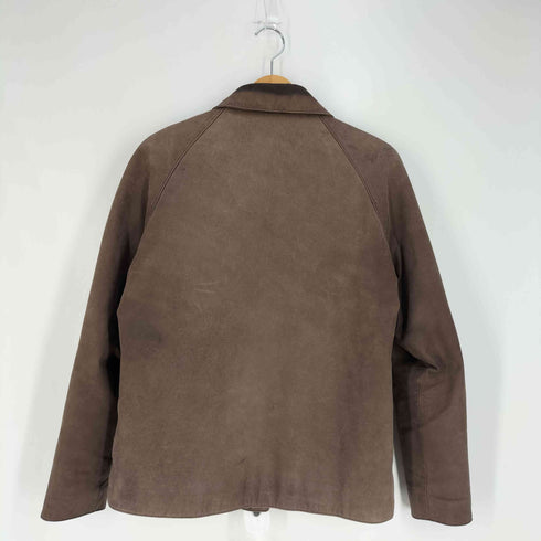 ポールスミスロンドン Paul Smith LONDON ダブルジップ ラグラン ヌバック ホースレザー ジャケット メンズ import:M