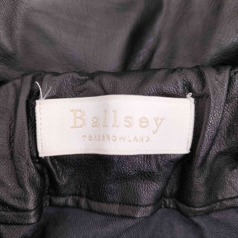 ボールジィトゥモローランド Ballsey TOMORROWLAND 21aw ウェットフェイクレザー ウエストギャザースカート レディース JPN:34