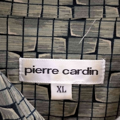 ピエールカルダン pierre cardin 総柄 襟芯 半袖シャツ メンズ JPN:XL