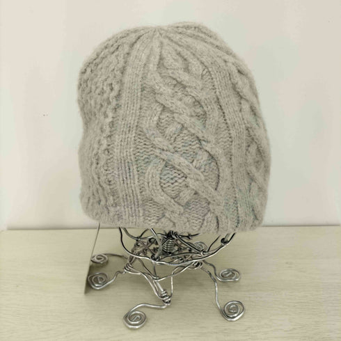 マチュアーハ mature ha. slant cutting knit felt relief cap aran2 カシミヤライニング レディース FREE