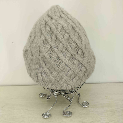 マチュアーハ mature ha. slant cutting knit felt relief cap aran2 カシミヤライニング レディース FREE