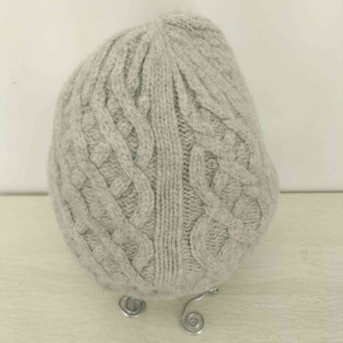 マチュアーハ mature ha. slant cutting knit felt relief cap aran2 カシミヤライニング レディース FREE