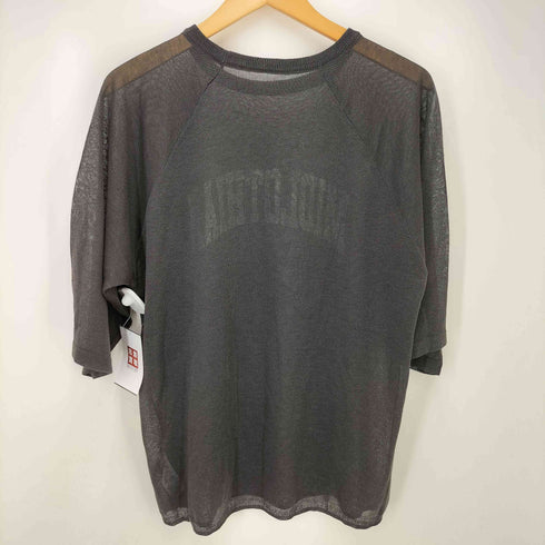 アズールバイマウジー AZUL by moussy 24SS ラグランシアーロゴニット レディース FREE