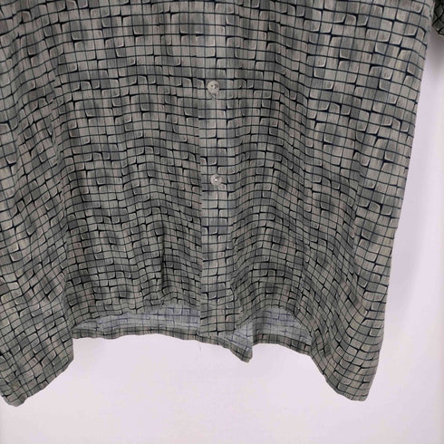 ピエールカルダン pierre cardin 総柄 襟芯 半袖シャツ メンズ JPN:XL