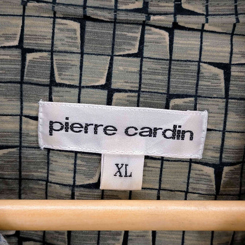 ピエールカルダン pierre cardin 総柄 襟芯 半袖シャツ メンズ JPN:XL