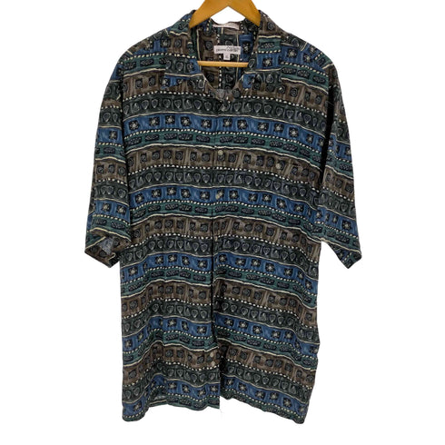 ピエールカルダン pierre cardin 総柄レーヨンシャツ メンズ JPN:XL