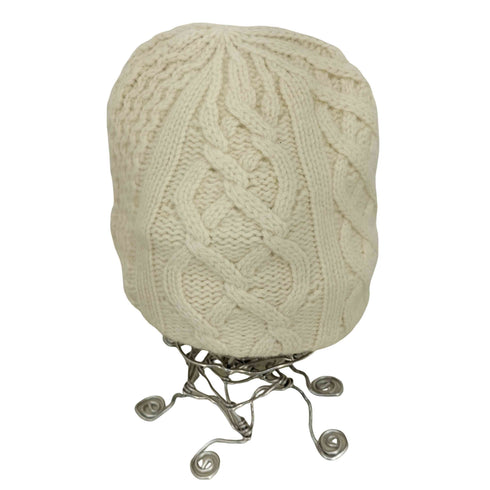 マチュアーハ mature ha. slant cutting knit cap aran レディース ONE SIZE