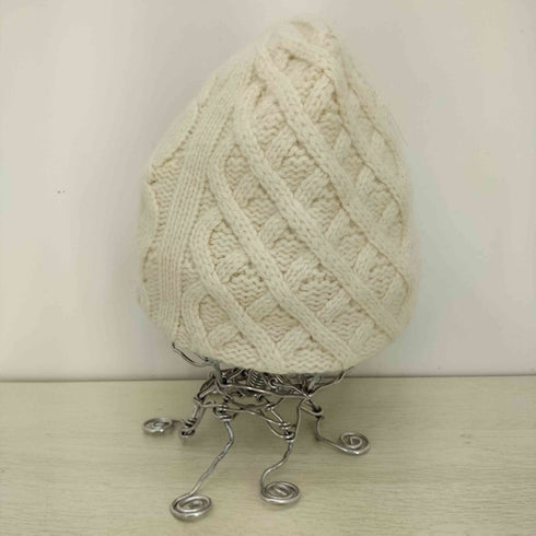 マチュアーハ mature ha. slant cutting knit cap aran レディース ONE SIZE