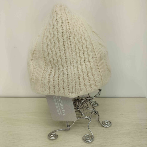 マチュアーハ mature ha. slant cutting knit cap aran レディース ONE SIZE