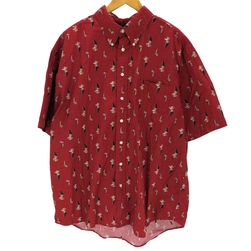 ROUNDTREE&YORKE ヨット柄 半袖シャツ メンズ JPN:XL