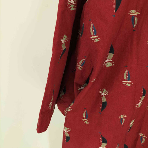 ROUNDTREE&YORKE ヨット柄 半袖シャツ メンズ JPN:XL