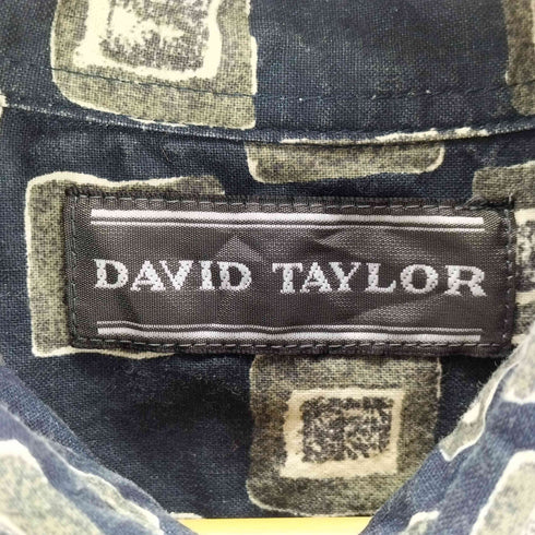 DAVID TAYLLOR総柄シャツ メンズ JPN:XL