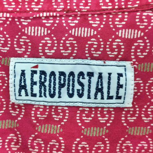 AEROPOSTALE 総柄オープンカラーシャツ メンズ