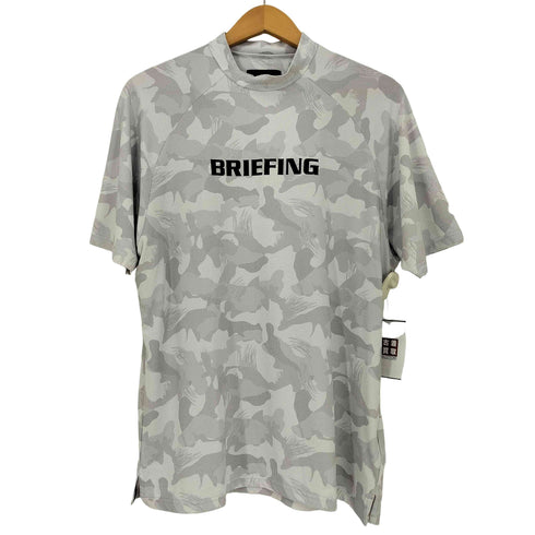 ブリーフィング BRIEFING 2024年春夏モデル CAMOUFLAGE MOCK NECK RELAXED FIT カモフラ リラックスフィット モックネックトップス メンズ JPN:M