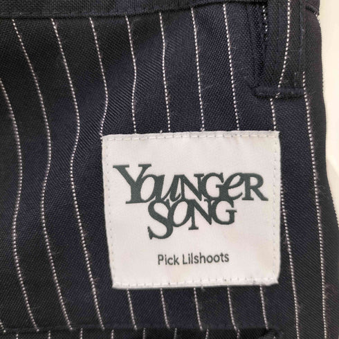 ヤンガーソング Younger Song stripe wide slacks メンズ JPN:S