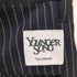 ヤンガーソング Younger Song stripe wide slacks メンズ JPN:S