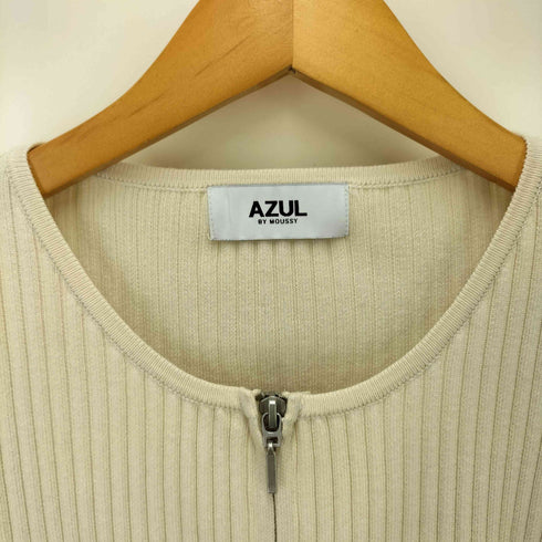 アズールバイマウジー AZUL by moussy 24AW Wジップロングスリーブプルオーバー レディース FREE
