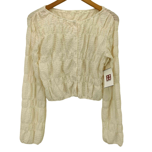 マウジー moussy 25SS SHIRRING カーディガン レディース FREE