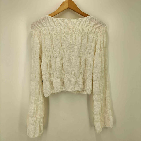 マウジー moussy 25SS SHIRRING カーディガン レディース FREE