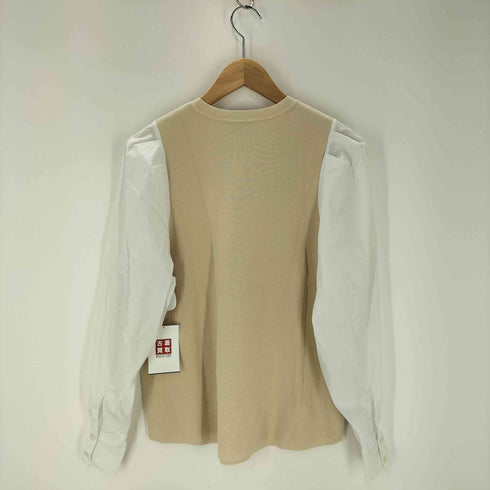 ユナイテッドアローズ UNITED ARROWS コンビパフスリーブニット レディース FREE